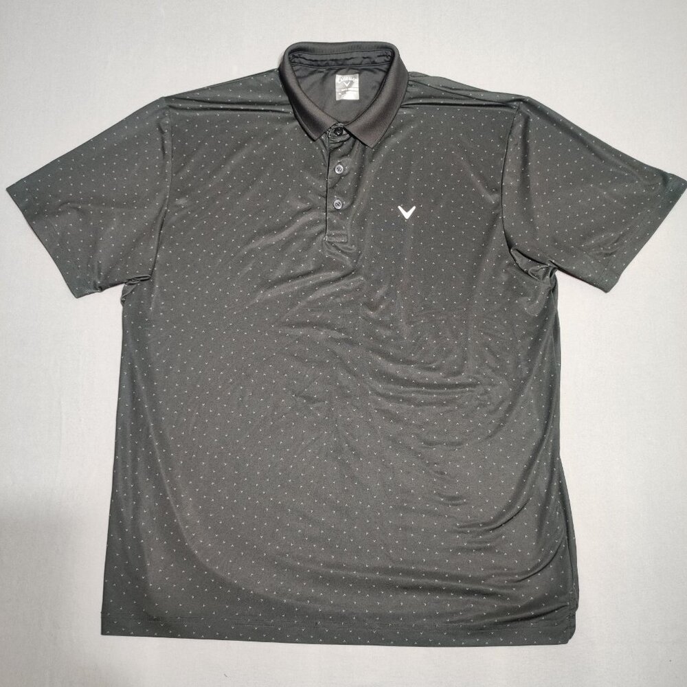 Callaway Golf polo shirt men's size XL dark grey colour Opti-Dri Active Wear